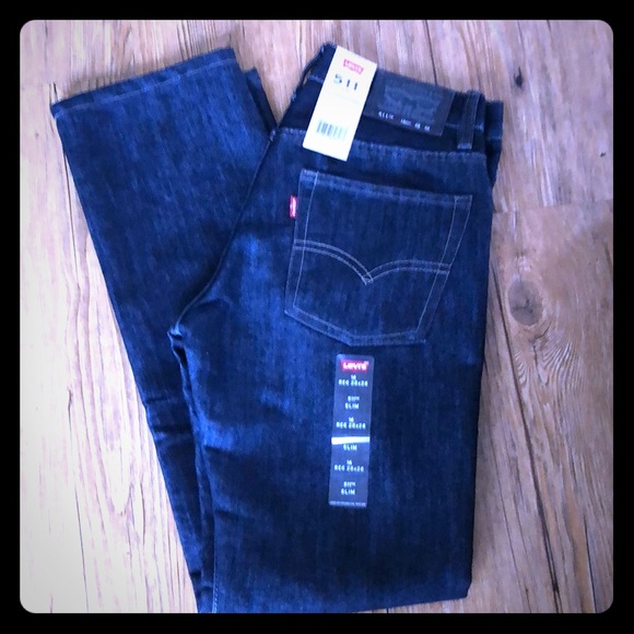 Levi's Other - Levi 511 boys 16 reg. Dark blue jeans